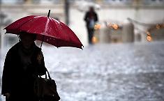 Ondata di maltempo, domani allerta gialla