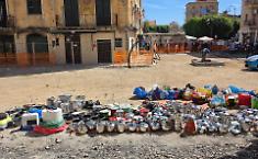 San Saverio, cantiere forzato dai mercatari abusivi