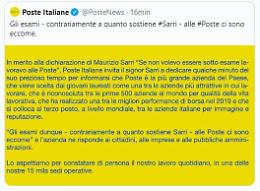 Le Poste contro Sarri: «Venga a vedere il nostro lavoro»