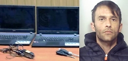 Misterbianco, ruba materiale informatico da Istituto scolastico: bloccato subito