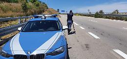 A oltre 200 km/h lungo la Statale 640, ma il Telelaser  della Polizia lo inchioda