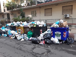 Catania: questa la situazione rifiuti nella centrale via Malta