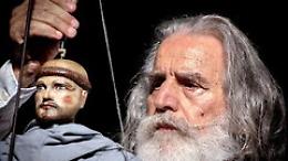 Mimmo Cuticchio porta pupo Francesco dal Papa per tornare con un messaggio di pace