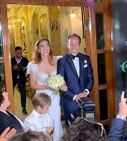 Veronica Maya sposa per la terza volta suo marito