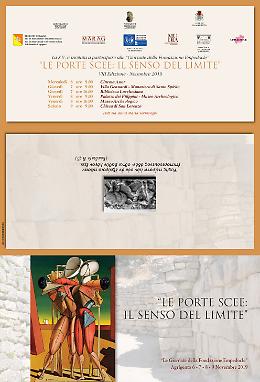 Al via l'ottava edizione delle &ldquo;Giornate della Fondazione&rdquo; &ldquo;Le Porte Scee: il senso del limite&rdquo;