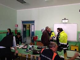 Tecnico cade sugli alunni durante controlli stabilità a scuola: feriti