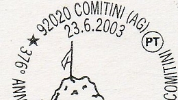 Annullo postale speciale per il comune di Comitini