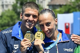 Azzurri "oro" nel sincro ai Mondiali con un esercizio sul tema "Scream from Lampedusa"
