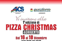 L'Aics di Agrigento presenta la prima edizione della "Pizza Christmas Agrigento 2019"