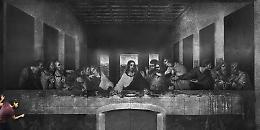 In mostra ad Acireale "L'ultima cena” riprodotta su una tela in cuoio alta 4 metri