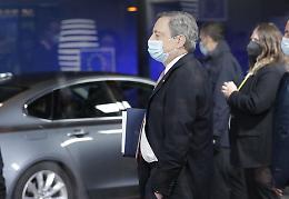 Draghi all'Ue: il caro bollette può rallentare la ripresa post covid