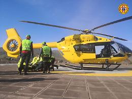 Infortunio sull'Etna per un operaio forestale: interviene l'Elisoccorso