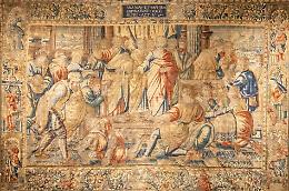 L'arazzo secentesco "Ananias et Saphira" a Palma di Montechiaro