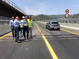 Apre carreggiata del viadotto Ritiro sull'A20