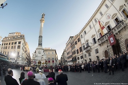 Papa: l'8 dicembre torna evento pubblico a Piazza di Spagna