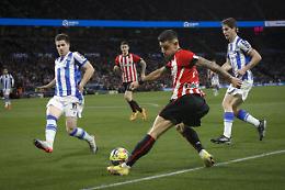 Liga: 3-1 all'Athletic Bilbao, Real Sociedad vince derby basco