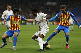Liga: il Real Madrid batte 2-0 il Valencia