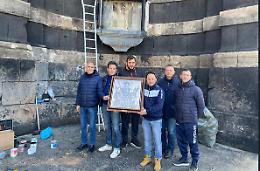 Ripristinata l’edicola votiva dedicata a Sant'Agata di Piazza Palestro