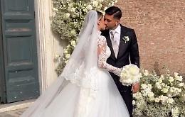 Chiara Nasti, tre abiti da sogno per il sì a Mattia Zaccagni