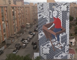 Inaugurato il murale di Millo nel quartiere Sperone di Palermo
