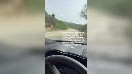 Elisabetta Canalis blocca il traffico per salvare una tartaruga in Sardegna