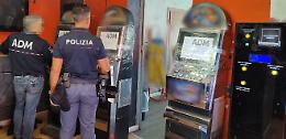 Slot machine irregolari in uno chiosco-bar a Nesima: multa da 68mila euro