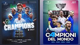 Davis, i grandi assenti Sinner e Alcaraz celebrano la vittoria italiana sui social