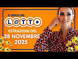 Lotto, 10eLotto e Superenalotto: le estrazioni e le quote del 28 novembre 2025
