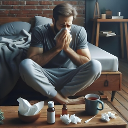 Feste a letto tra febbre e raffreddore per moltissimisi italiani ma il picco deve ancora arrivare