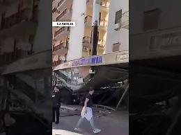 Due operai morti a Palermo nel crollo di una gru: il video dalla zona della tragedia