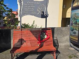 Il "ladro gentiluomo": prima ruba i fiori dalla panchina rossa poi si pente, si autodenuncia e li ricompra