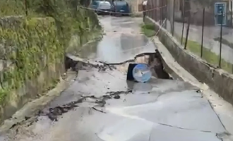 Maltempo nel Palermitano, strade franate e cittadini sfollati