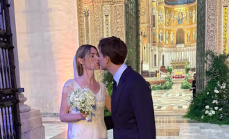 Nozze da fiaba a Monreale tra Charles Forte e Georgie Wright