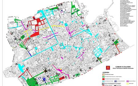 Nuove pedonalizzazioni nel centro storico di Palermo: la Giunta approva il piano per la mobilit&agrave; sostenibile