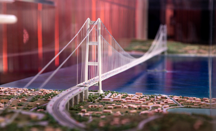 Plastico del Ponte sullo Stretto