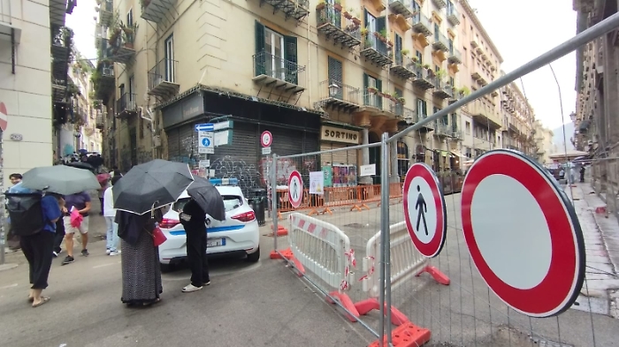 Lavori cantieri via Maqueda Palermo