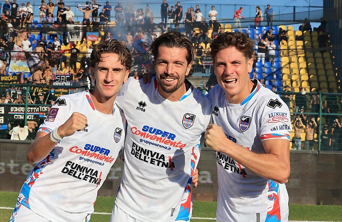 Gli autori dei tre gol: Jimenez, Forte e Lunetta