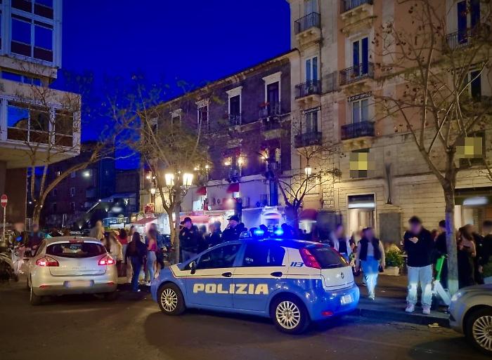 I controlli interforze a Catania nel weekend: movida sotto controllo con 311 identificati e numerose sanzioni elevate