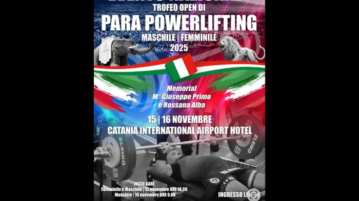 Trofeo Nazionale “Open” di Para Powerlifting