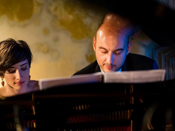 I pianisti Federica Cassisi e Salvatore Vaccarella