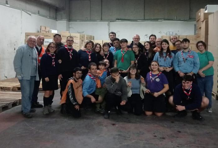 Ragusa, gli scout hanno contribuito alla colletta alimentare