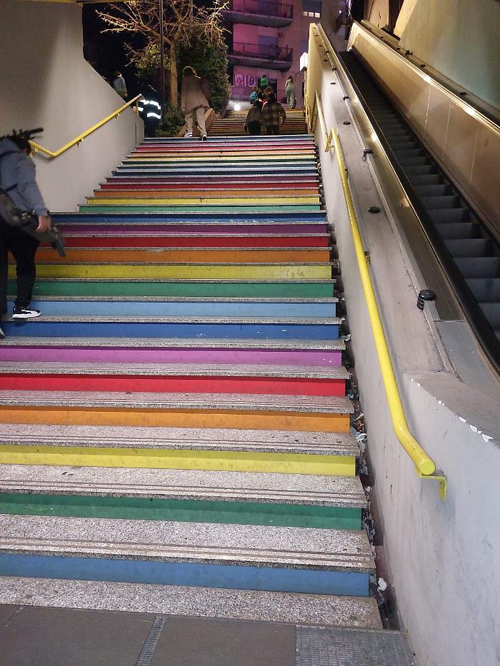 Scalinata stazione Metro Borgo Catania