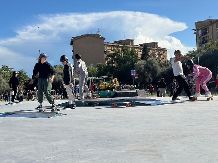 Librino rinasce con il Gravity Park: a piazza dei Talenti il pi&ugrave; grande skate park della citt&agrave;