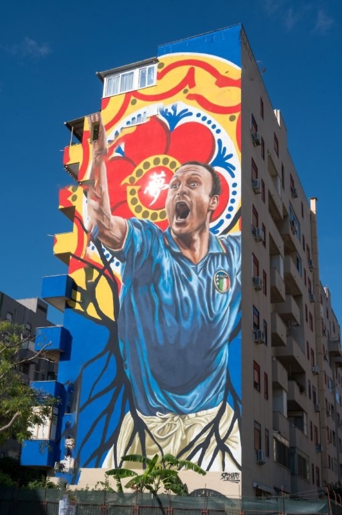 Murale Totò Schillaci