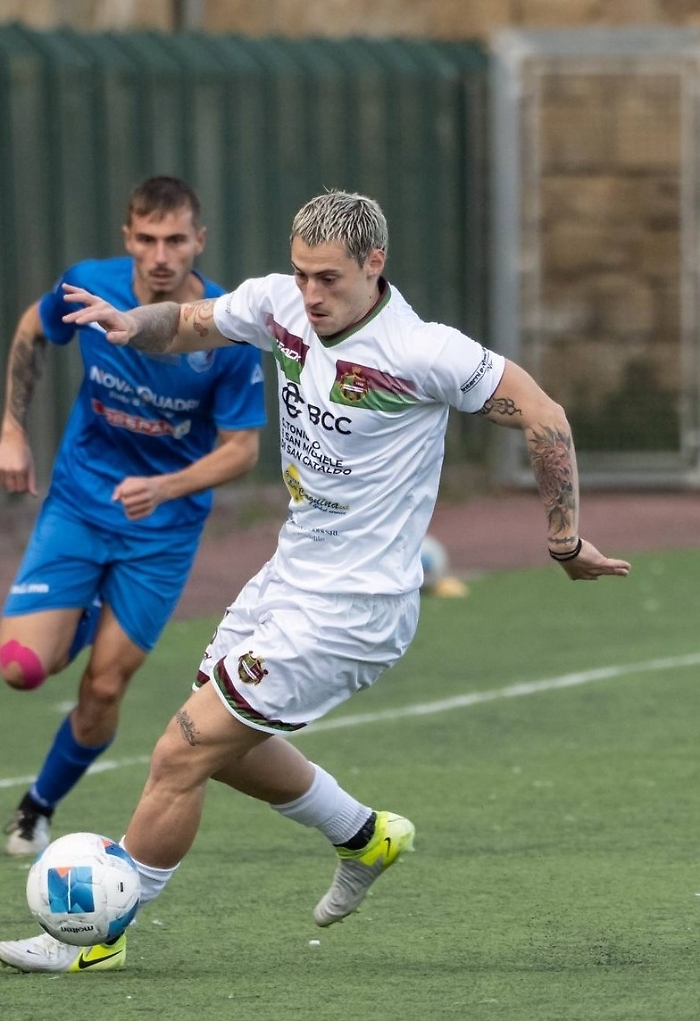 Romano, autore del gol della Sancataldese