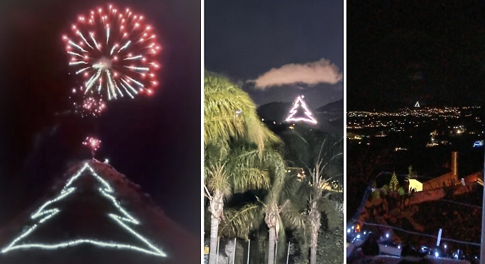 L'albero di Natale di Montelepre