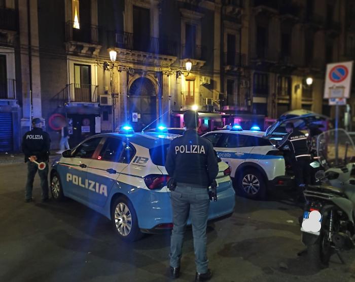 Catania blindata nel weekend: 85 persone identificate, sequestri e multe ai parcheggiatori abusivi