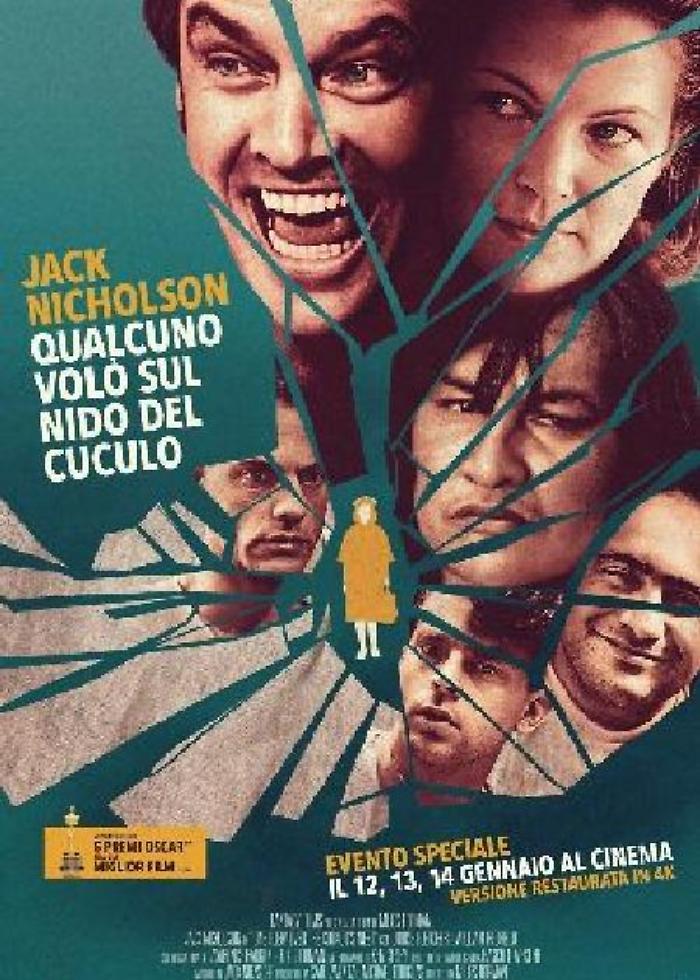 Locandina film "Qualcuno vol&ograve; sul nido del Cuculo"