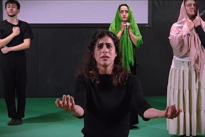 Cecilia Mati Guzzardi, che interpreta la Patrona di Catania nello spettacolo