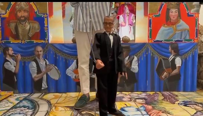 Carlo Conti pupo Antonio Cadili